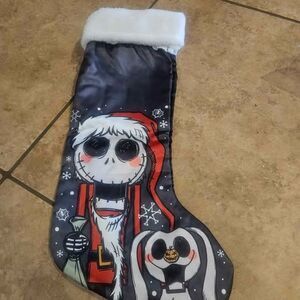 Disney Nightmare Before Christmas Jack Skellington Stocking